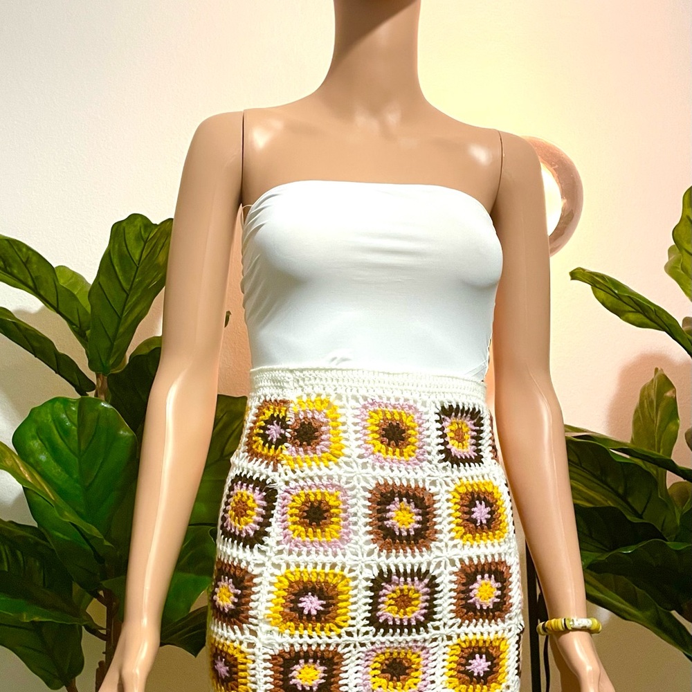 Crochet Patterned Skirt